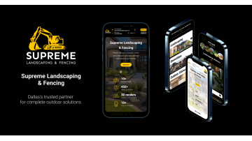 Розробили сайт під ключ  Supreme Landscaing & Fencing Design
