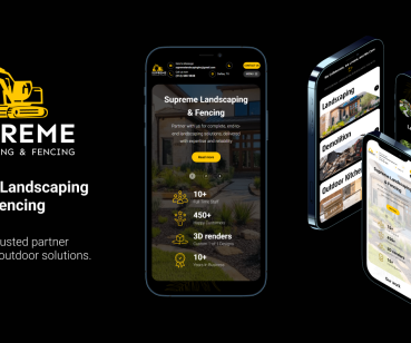 Розробили сайт під ключ  Supreme Landscaing & Fencing Design
