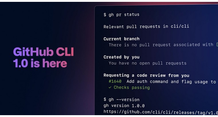 Состоялся релиз консольной утилиты GitHub CLI 1.0