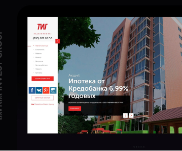 Разработка сайта для TIG