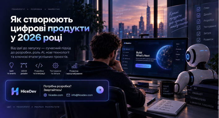 Як створюють цифрові продукти у 2026 році: від ідеї до запуску
