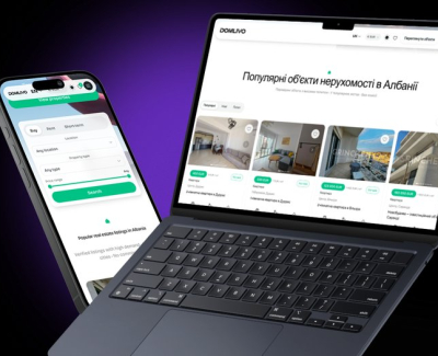 Domlivo: платформа нерухомості з каталогом, картою і 5 мовами