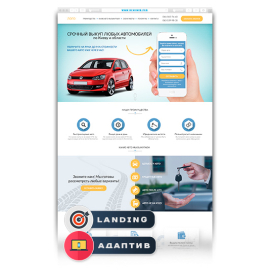 Авториал - Автовыкуп в Киеве. Landing Page