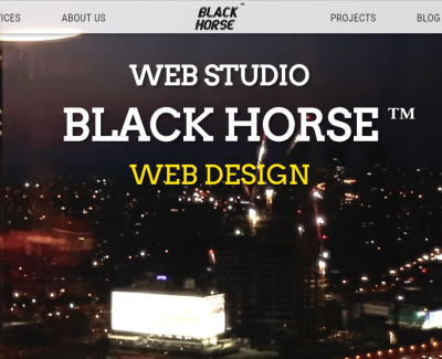 Английская версия сайта Black Horse