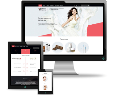 Разработка сайта esthetic-pharma.com.ua