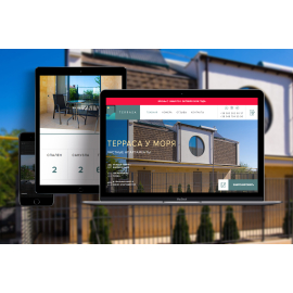 Разработка корпоративного сайта для terrasa-more.com.ua