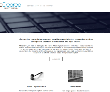 eDecree-транскрипционная компания