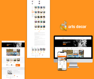 Разработка англоязычного интернет-магазина цифровой печати Arts-decor