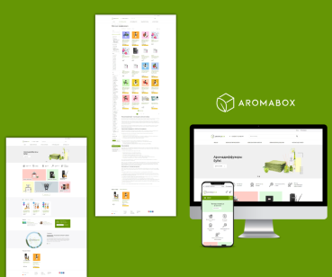 Разработка интернет-магазина парфюмерии AROMABOX