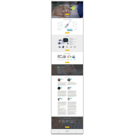 Landing page для официального представителя OMRON в России   