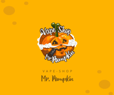 Логотип для Интернет магазина Mr.Pumpkin Vape