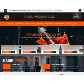 Создание интернет-магазина электронных сигарет