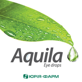 Лендинг пейдж для продажи глазных капель Aquila