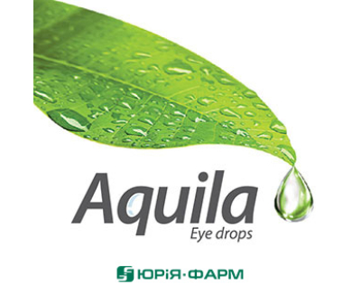 Лендинг пейдж для продажи глазных капель Aquila