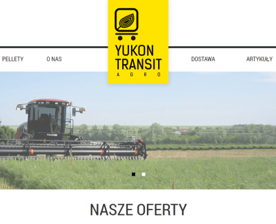 Сайт-визитка польской компании yukon-transit.pl