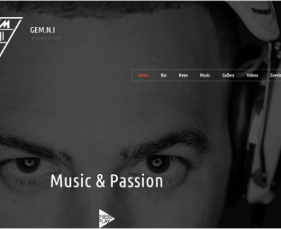 GEM.N.I MotoCMS-based Website