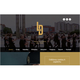 Taneční skupina LDance Havířov MotoCMS-based Website
