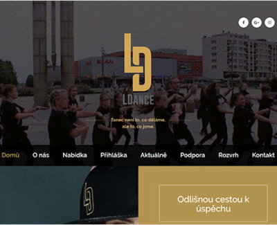 Taneční skupina LDance Havířov MotoCMS-based Website