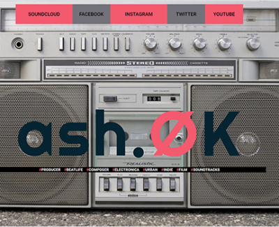 ash.ØK MotoCMS-based Website