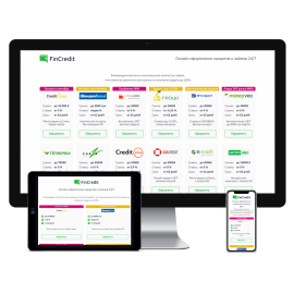 FinCredit - Выгодный подбор онлайн кредитов 24/7