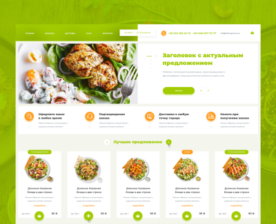 Сервис по заказу еды