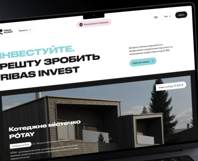 Website Development & Design for Ribas Invest
