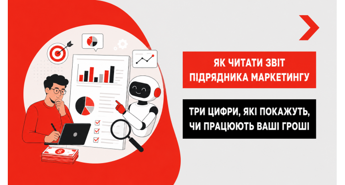 Як читати звіт підрядника маркетингу: три цифри, які покажуть, чи працюють ваші гроші