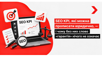 SEO KPI, які можна прописати юридично, — і чому без них слово «гарантія» нічого не означає