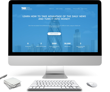 Лендинг в тематике Forex