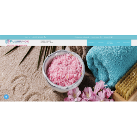 Разработка интернет-магазина для клиента Рушничок