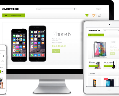 Разработка интернет-магазина Smartphone
