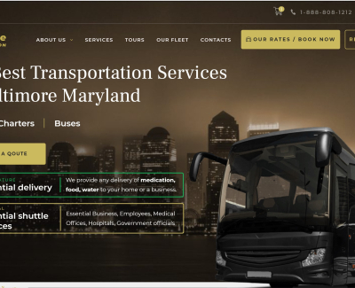 Сайт для транспортной компании KD Elite Transportation