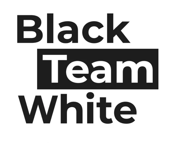 Black White Team  logo